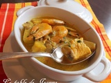 Soupe crémeuse au saumon et crevettes : Recette facile et savoureuse