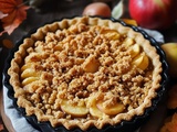 Tarte Crumble Pommes Caramel : Délice Sucré