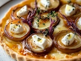 Tarte Oignons Chèvre : Recette Facile et Savoureuse