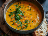Velouté de carottes au curry : Recette facile et savoureuse