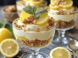 Verrine Citron-Crumble : Dessert Léger et Savoureux