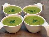 Soupe de petits pois et sucrine à l’estragon