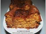 Cake au pralin et granite de speculoos