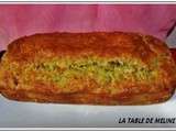 Cake aux artichauts, lardons et pesto