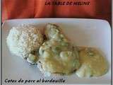 Cotes de porc al'berdouille