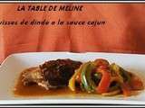 Cuisses de dinde a la sauce cajun