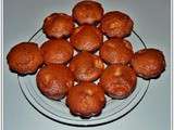 Muffins aux poires et amandes en poudre