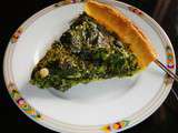 Quiche aux epinards, fines herbes et escargots