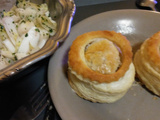 Vol-au-vent au boudin blanc