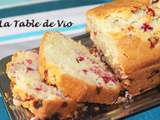 Cake aux groseilles et lait de coco