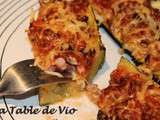 Courgettes façon pizza