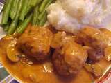 Boulettes façon stroganoff