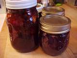 Confiture de prunes rouges