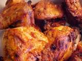 Délicieux poulet piri-piri sur bbq