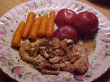 Escalopes de veau Viviane au marsala et au gorgonzola