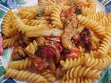 Fusilli au fenouil caramélisé et aux saucisses italiennes