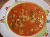 Manhattan clam chowder