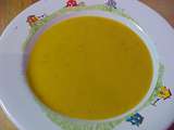 Potage aux carottes et au gingembre