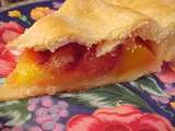 Tarte aux nectarines et aux fraises