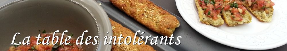 Recettes de La table des intolérants