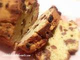 Cake aux raisins, sans gluten, sans lait, sans sucre