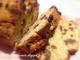 Cake aux raisins, sans gluten, sans lait, sans sucre