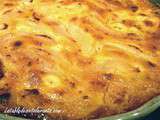 Clafoutis a l'ananas, sans gluten, sans sucre, sans lait, sans levure