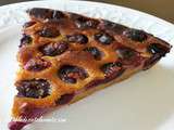 Clafoutis aux cerises sans gluten, sans lait, sans sucre, sans levure