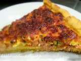 Quiche a la truite fumee, sans gluten, sans lait, sans beurre