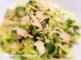 Salade d'endives et avocats