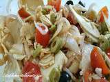 Salade de poulet aux tomates cerises