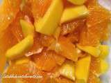 Salade oranges mangue