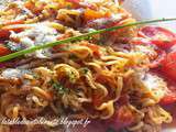 Spaghettis aux tomates cerises, sans gluten