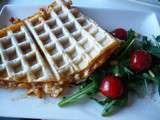 Gaufre au Sarté - pesto de tomates