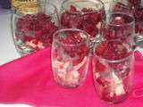 Verrine à la framboise