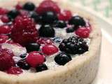 Cuisine « raw » : tartelette aux fruits rouges