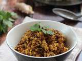 Dal de pois cassés au quinoa