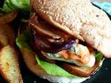 Burger champignons et Saint Agur