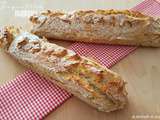 Cas de la baguette sans pétrissage et sans prise de tête