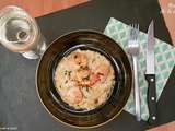 Risotto de St Jacques et crevettes