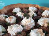 Tarte ganache chocolat et chantilly mascarpone