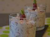 Verrine de radis à la ricotta