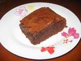 Brownie craquelé dessus et moelleux dedans de la Petite Mu