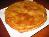 Tarte Tatin vanillée très facile de la Petite Mu