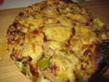 Quiche aux poireaux,chicon, jambon Maroilles