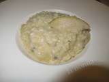 Risotto gorgonzola, poire