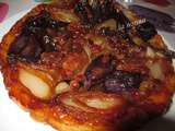 Tatin aux oignons et raisins