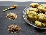 Cookies aloo palak – 100% végétal