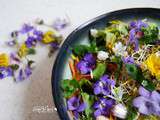 Salade de fleurs