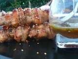 Brochettes de poulet sauce tamarin